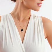 Kuzey Yıldızı Kalkan Altın Kolye