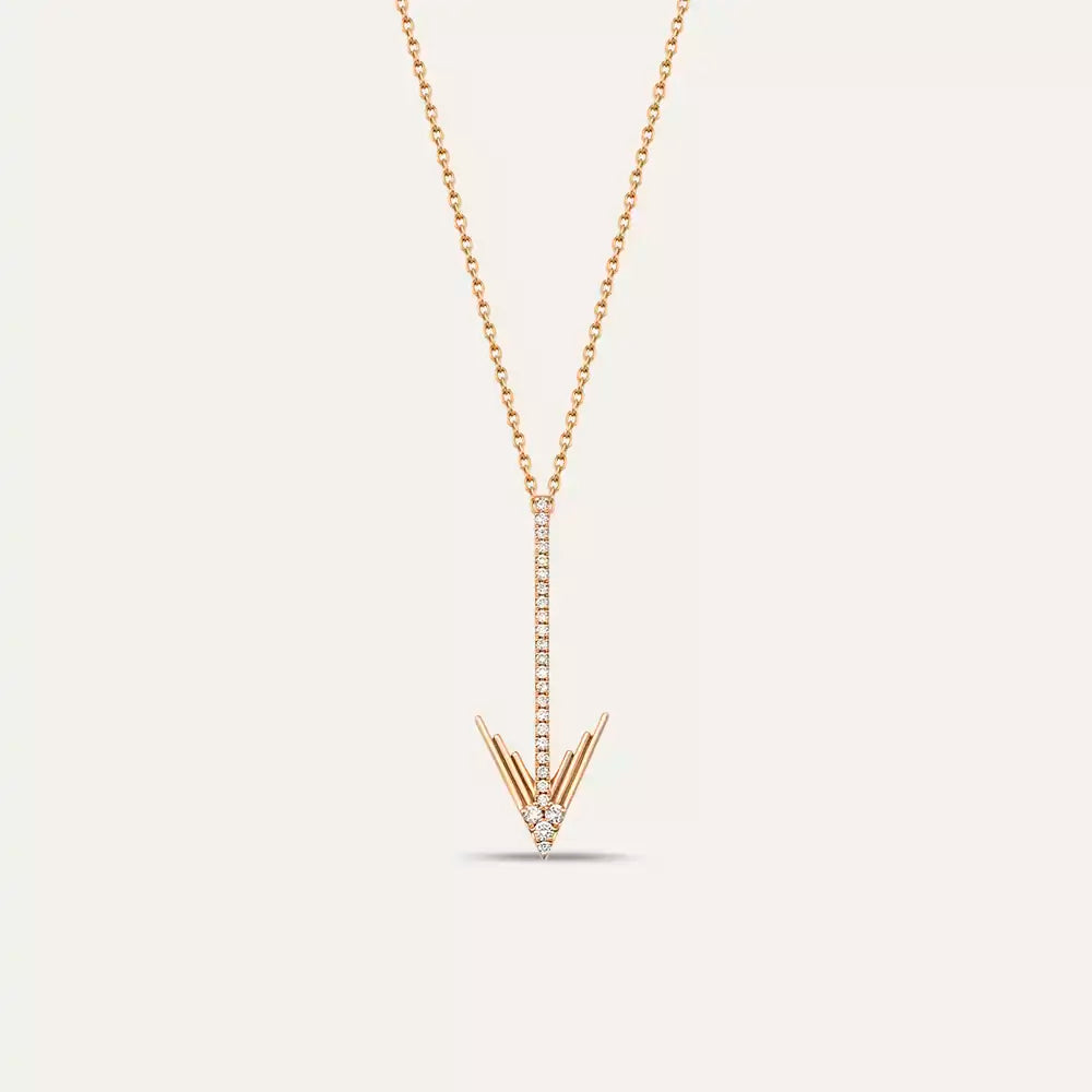 Luvia Pırlanta Taşlı Kolye