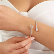 Liana Pırlanta Taşlı Rose Altın Bilezik