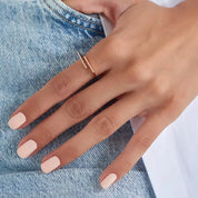 Linear 0.05 CT Pırlanta Taşlı Rose Altın Yüzük