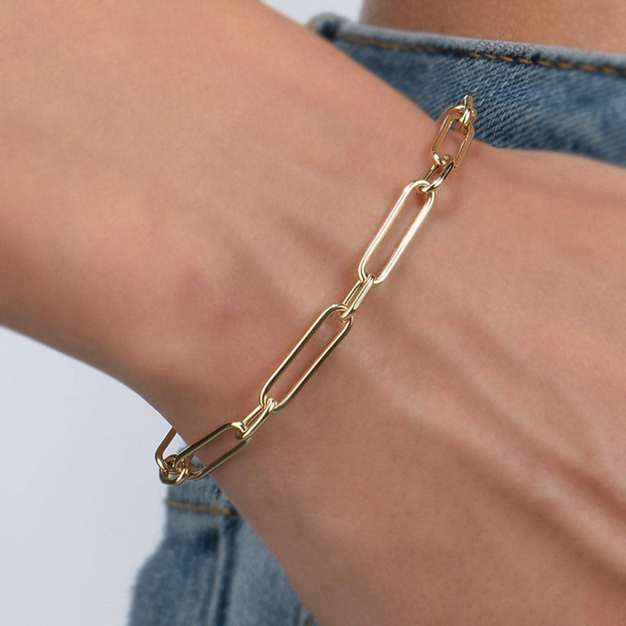 Link Ring Gold Bracelet