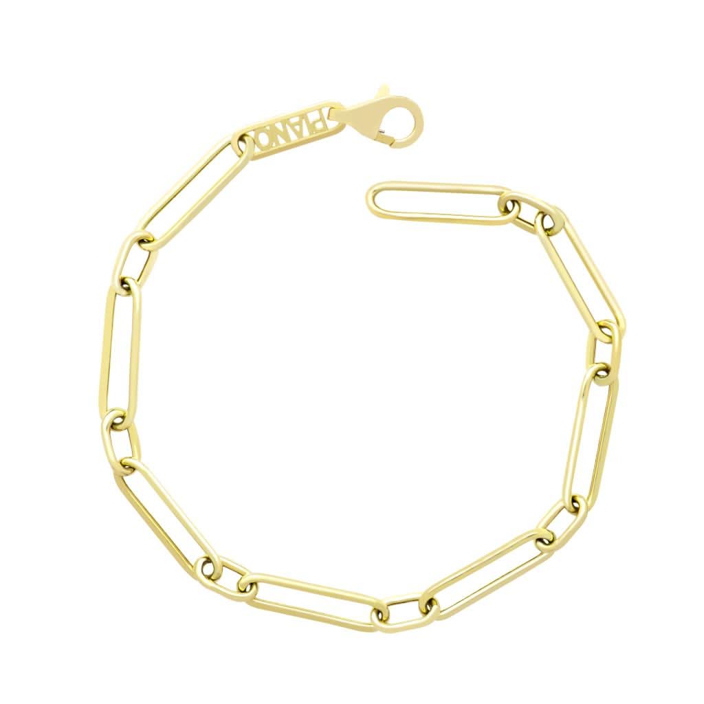Link Hoop Gold Bracelet