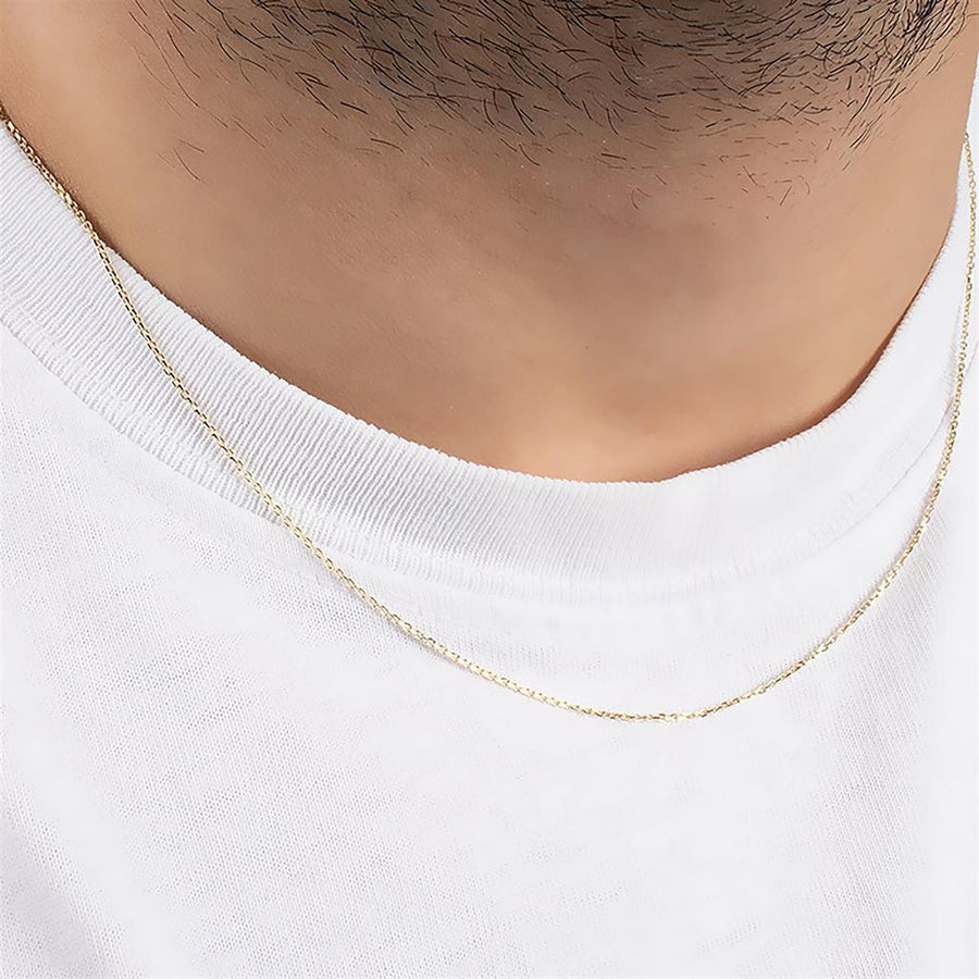 Thuja Yellow Gold Chain Necklace