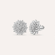 Maia 2.53 CT Pırlanta Taşlı Beyaz Altın Küpe