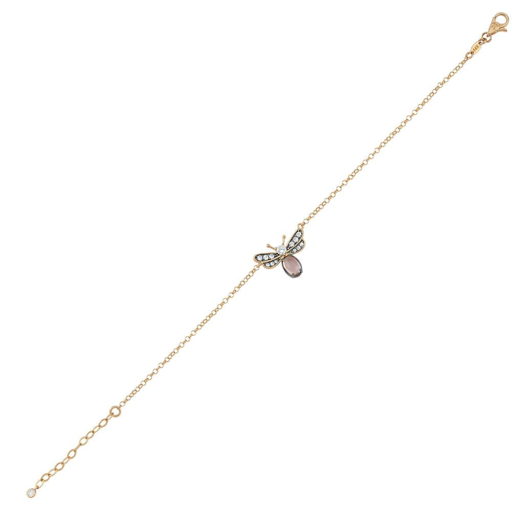 Maman Thin Yusufçuk Gold Bracelet