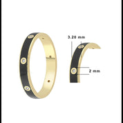 Mine Sıra Taş Altın Yüzük