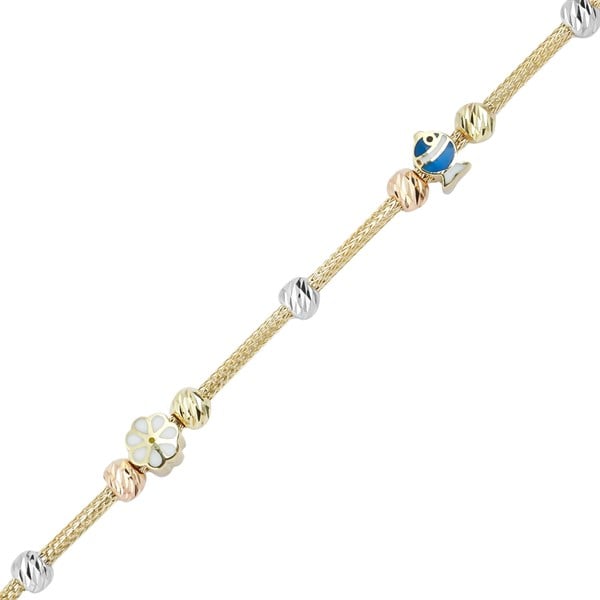 Balık Mineli Çocuk Bilekliği