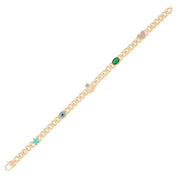 Mineli Taşlı Renkli Gurmet Bileklik