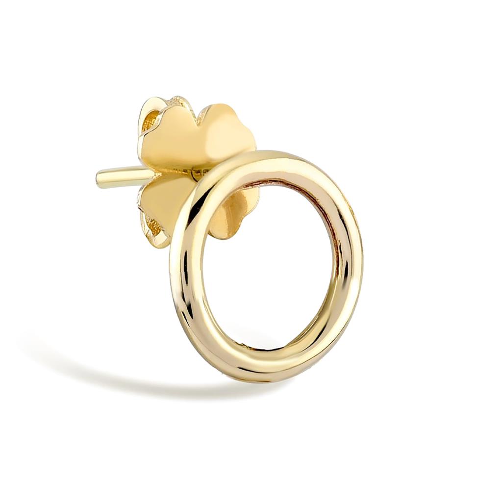 Mini Ring Gold Earrings