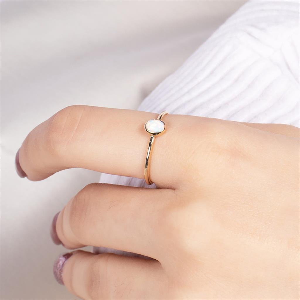 Mini Opal Gold Ring