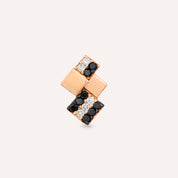 Mitis Pırlanta ve Siyah Pırlanta Taşlı Rose Gold Piercing