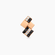 Mitis Pırlanta ve Siyah Pırlanta Taşlı Rose Gold Piercing