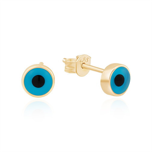 Nazar Boncuk İğneli Çocuk Küpe