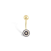 Charm Ball Diamond Navel Piercing