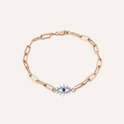 Nixie 0.14 CT Safir ve Pırlanta Taşlı Bileklik