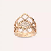 Nostalgia 0.48 CT Pırlanta Taşlı Rose Altın Yüzük