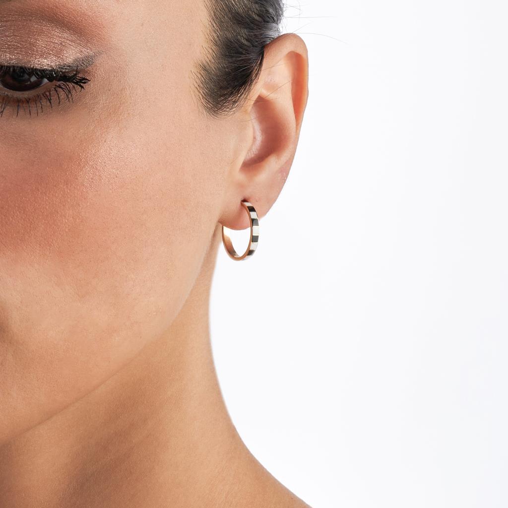 Octave Mini Gold Earrings