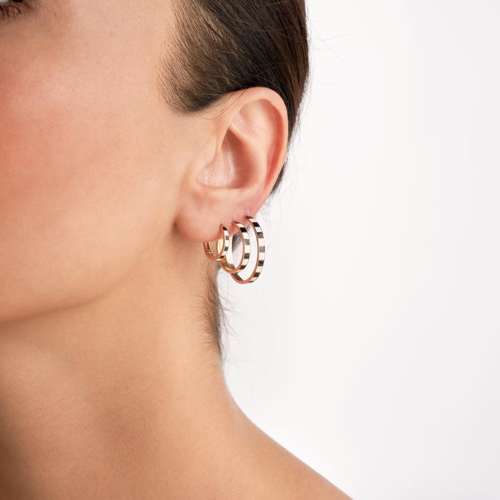 Octave Mini Gold Earrings