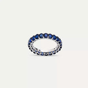 Oval Kesim Safir Taşlı Tamtur Yüzük