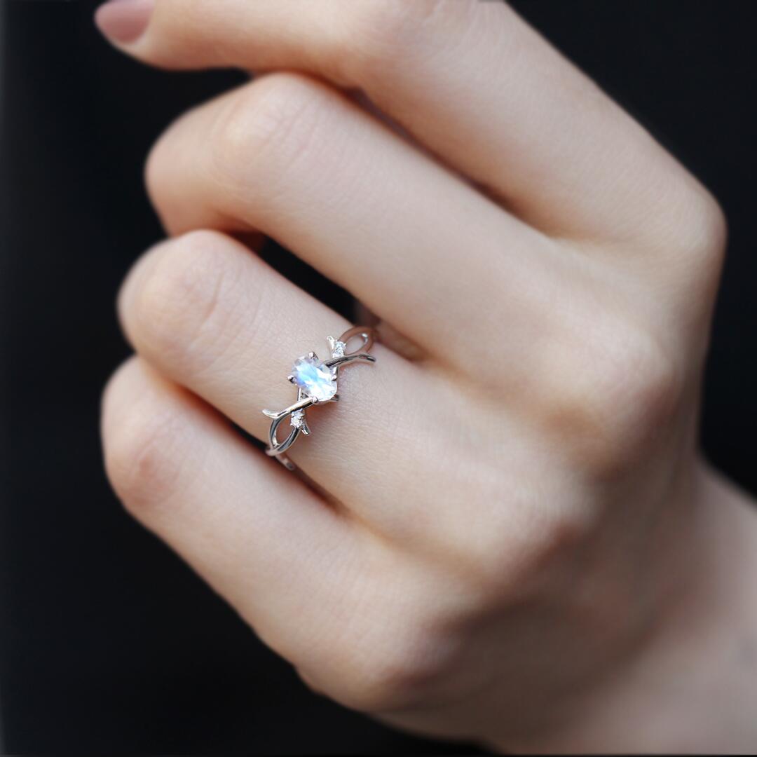 Özel Tasarım Dal Aytaşı & Pırlanta Yüzük