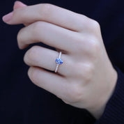 Özel Tasarım Safir & Pırlanta Yüzük