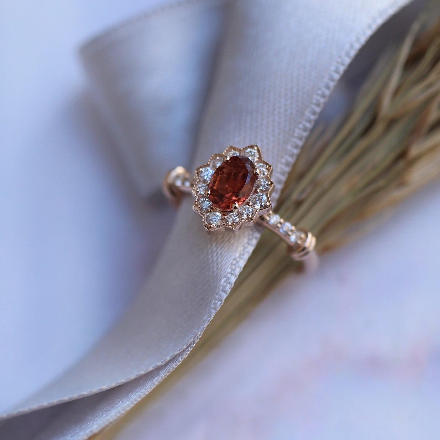 Özel Tasarım Venice Turmalin & Pırlanta Yüzük