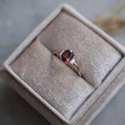 Özel Tasarım Vintage Turmaline & Pırlanta Yüzük