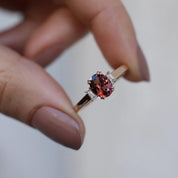 Özel Tasarım Vintage Turmaline & Pırlanta Yüzük