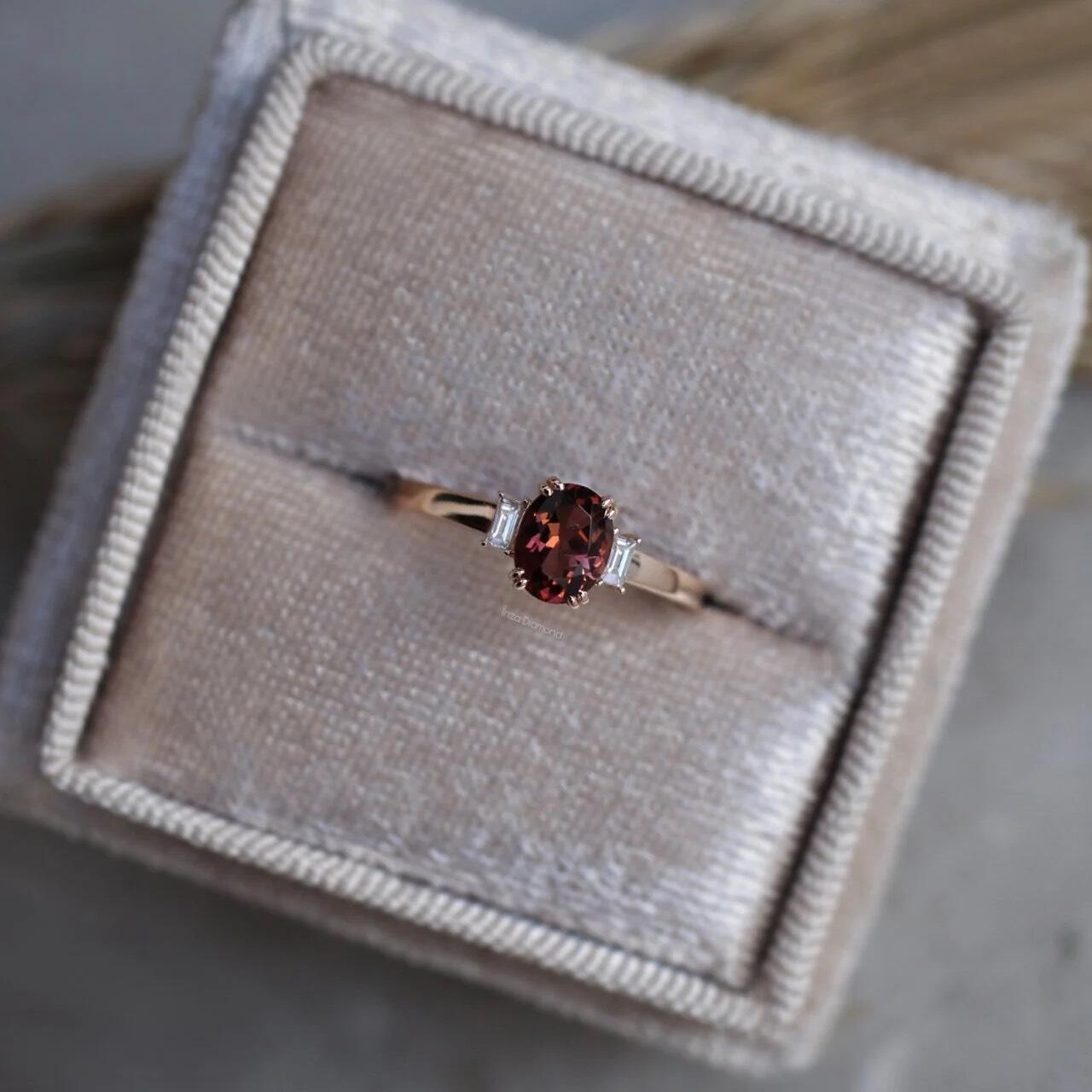 Özel Tasarım Vintage Turmaline & Pırlanta Yüzük