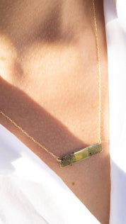 Gold Fingerprint Necklace