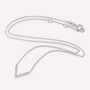 Path 0.09 CT Pırlanta Taşlı Beyaz Altın Kolye