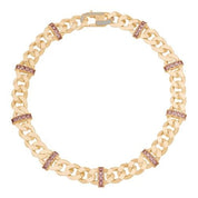 Pembe Taşlı Gurmet Altın Kolye