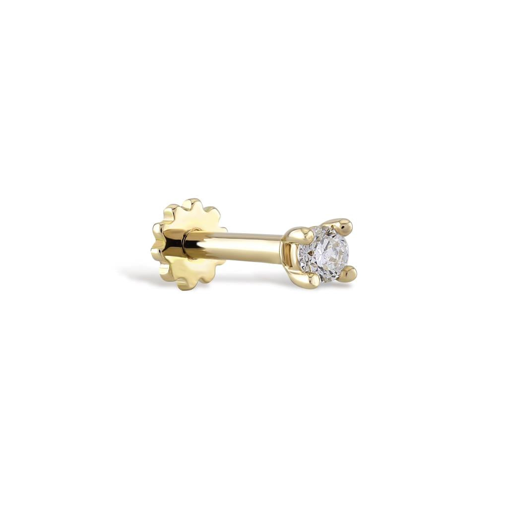 Diamond Dot Solitaire Piercing