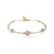 Renkli Toplu Altın Bileklik