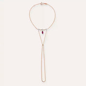 Roya Yakut ve Pırlanta Taşlı Şahmeran Bileklik