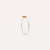 Seed 0.13 CT Multicolor Safir ve Siyah Pırlanta Taşlı Yüzük
