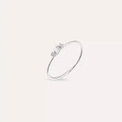 Seed 0.06 CT Pırlanta Taşlı Beyaz Altın Yüzük