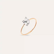 Seed 0.22 CT Baget Pırlanta Taşlı Yüzük