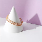 Shay Baget Kesim Pırlanta Taşlı Rose Altın Bileklik