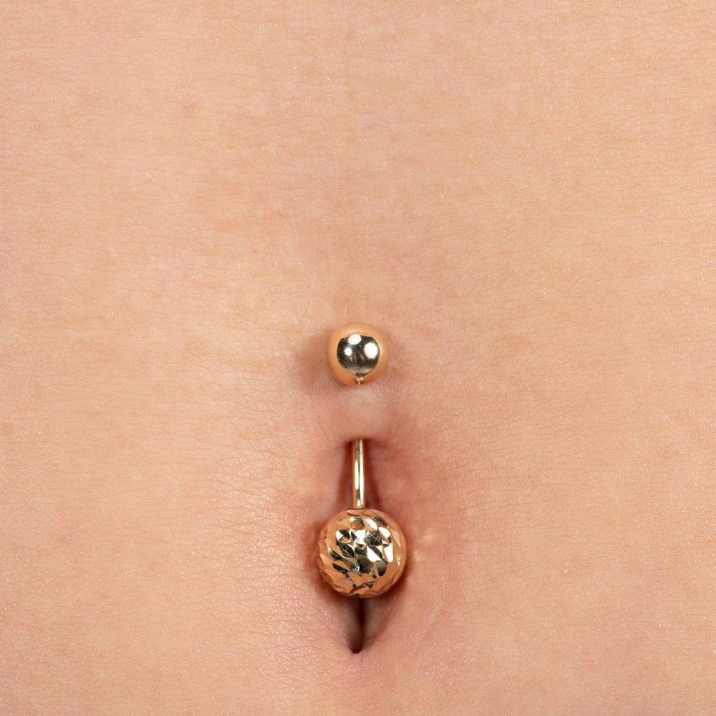 Shine Bulk Golden Navel Piercing