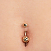 Shine Bulk Golden Navel Piercing