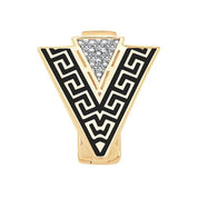 Siyah Greek 9Mm Bileklik Charm