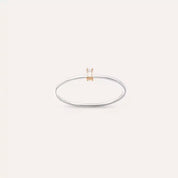 Solo 0.05 CT Baget Pırlanta Taşlı Yüzük