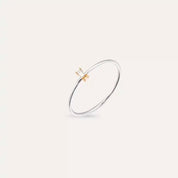 Solid 0.05 CT Baget Pırlanta Taşlı Yüzük