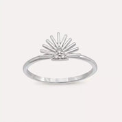 Solis Pırlanta Taşlı Beyaz Altın Yüzük