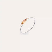 Spike 0.04 CT Multicolor Safir ve Pırlanta Taşlı Beyaz Altın Yüzük