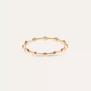 Sprit 0.07 CT Pırlanta Taşlı Rose Altın Yüzük