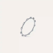 Sprit 0.08 CT Pırlanta Taşlı Beyaz Altın Yüzük