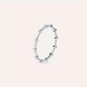 Sprit 0.12 CT Pırlanta Taşlı Beyaz Altın Yüzük