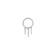 Stick Sallantılı Altın Halka Piercing